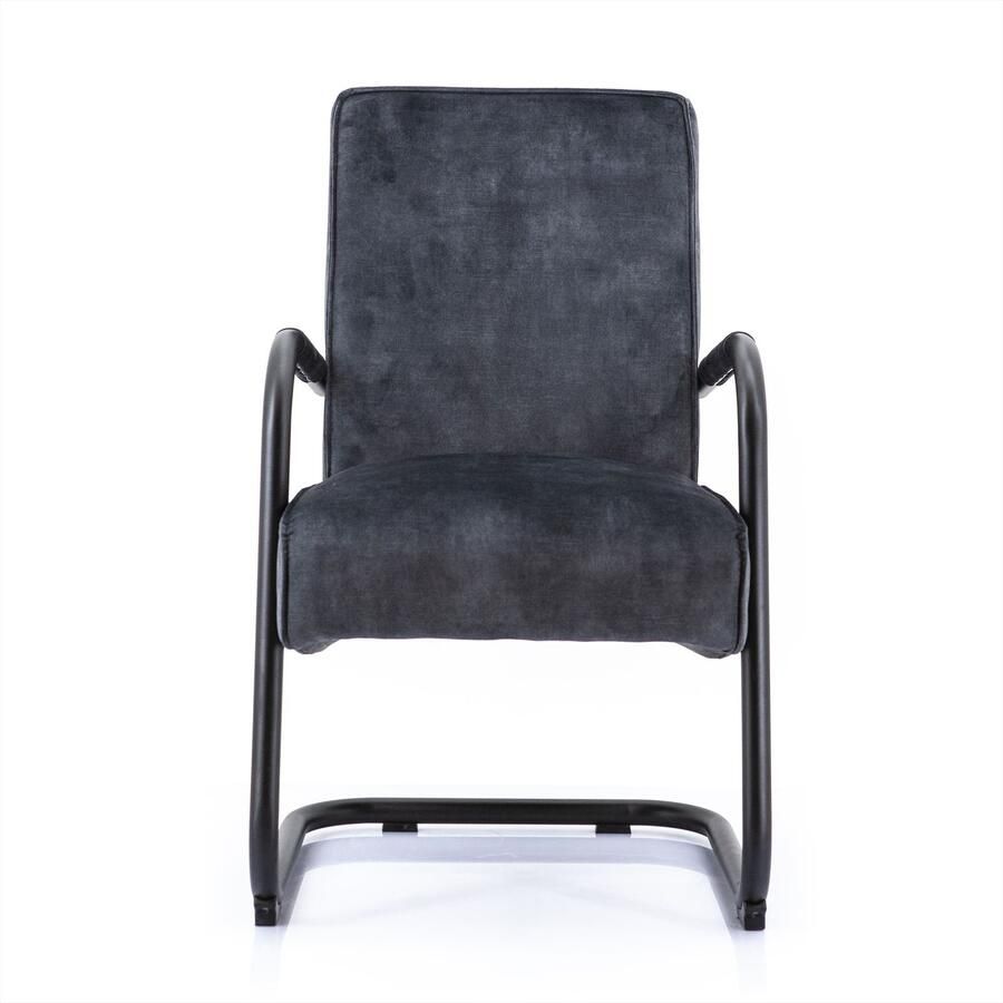 Tsherysh meubelen Vergaderstoel Dunton antraciet
