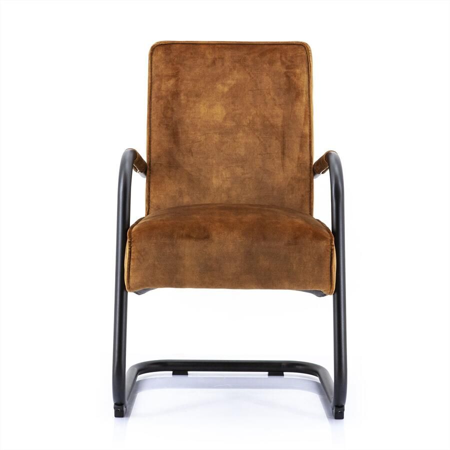 Tsherysh meubelen Vergaderstoel Dunton cognac