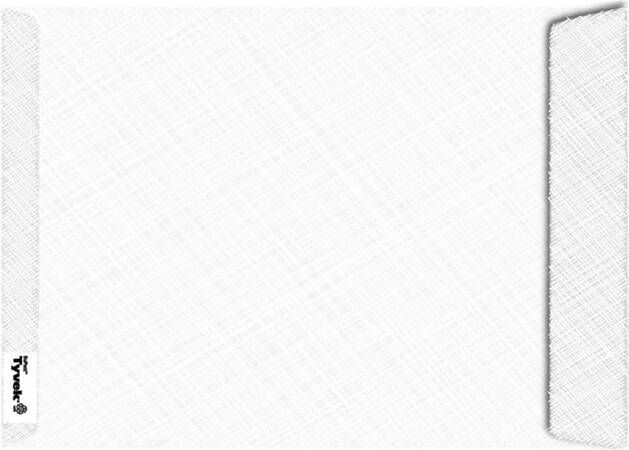 Tyvek Envelop monsterzak EB4 262x371x38mm 75gr wit doosà 100 stuks