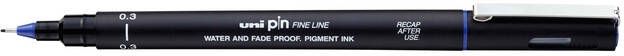 Uni-ball Fineliner Pin 0 3mm blauw