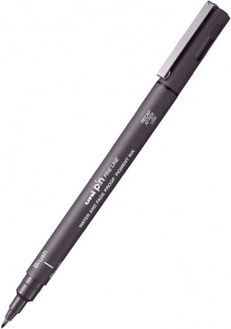 Uni-ball Fineliner Pin 0 7mm zwart