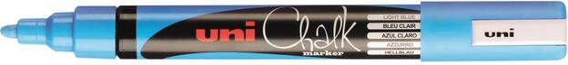 Uni-ball Krijtstift Chalk rond lichtblauw