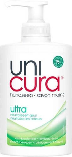 Unicura Handzeep vloeibaar Ultra 250ml met pomp