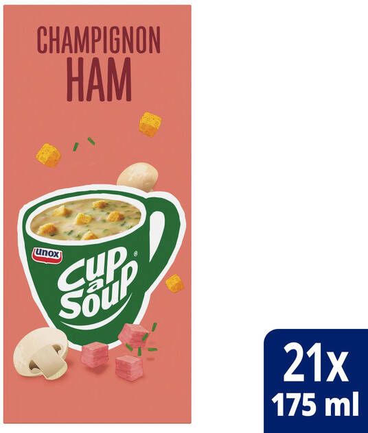 Unox Cup-a-Soup champignon ham 175ml