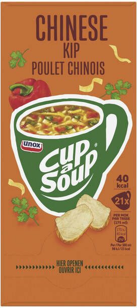 Unox Cup a soup Chinese kippensoep 21 zakjes - Foto 1