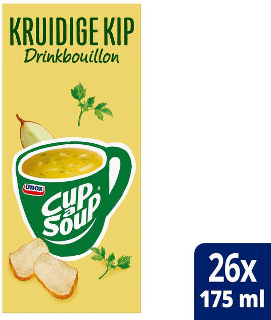 Unox Cup-a-Soup heldere bouillon kruidige kip 175ml