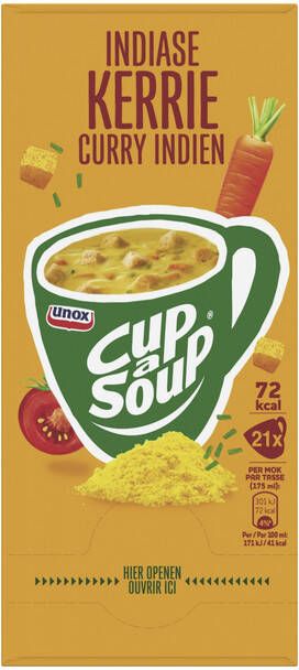 Cup A Soup Cup-a-Soup Indiase kerrie pak van 21 zakjes