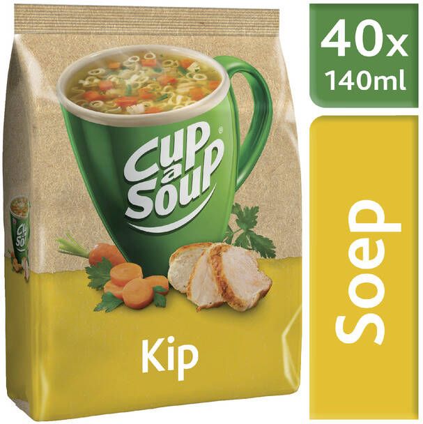Unox Cup-a-soup tbv automaat kip zak met 40 porties soep