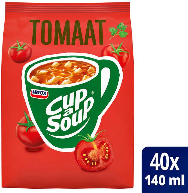 Unox Cup a soup tomaat zak tbv automaat met 40 porties soep