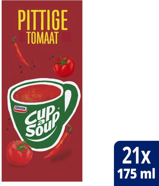 Unox Cup-a-soup Pittige Tomaat 21 zakjes soep