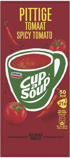 Unox Cup-a-soup Pittige Tomaat 21 zakjes soep - Foto 2