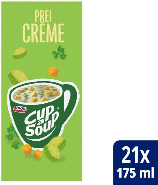 Unox Cup-a-Soup Prei-cremÃ¨ 21 zakjes soep
