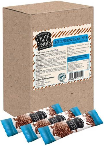 VarieJantjes Hagelslag van Oordt melk 12x10gr