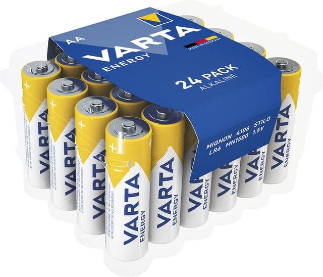 VARTA batterij Energy AA pak van 24 stuks
