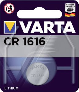 Varta Batterij knoopcel CR1616 lithium blister Ã  1stuk