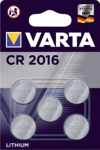 Varta Batterij knoopcel CR2016 lithium blister à 5stuk