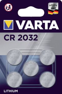 Varta Batterij knoopcel CR2032 lithium blister à 5stuk