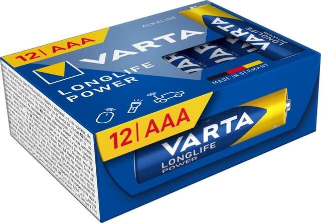 Varta Batterij Longlife Power 12x AAA