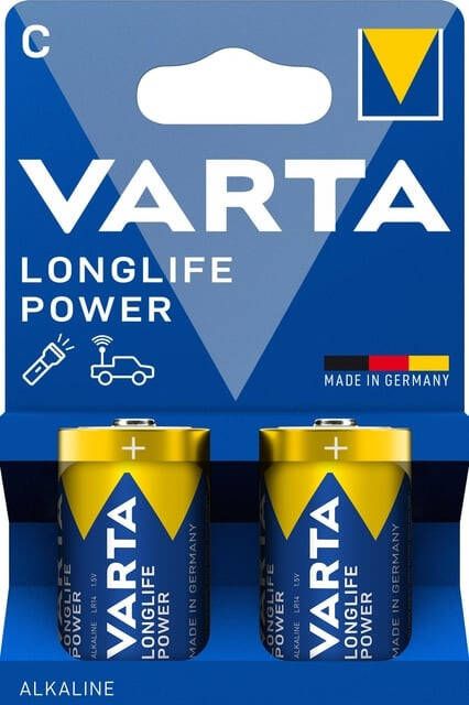 VARTA Batterij Longlife Power C blister van 2 stuks