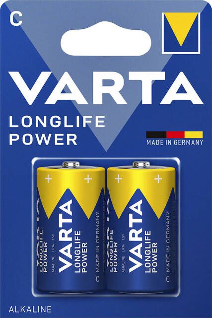 VARTA Batterij Longlife Power C blister van 2 stuks