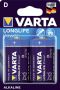 VARTA Batterij Longlife Power D blister van 2 stuks - Thumbnail 2