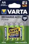 VARTA oplaadbare batterij Accu Power AA blister van 4 stuks - Thumbnail 2