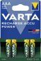 VARTA oplaadbare batterij Accu Power AAA blister van 4 stuks - Thumbnail 1