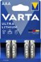 Varta Batterij Professional lithium 4xAAA - Thumbnail 1