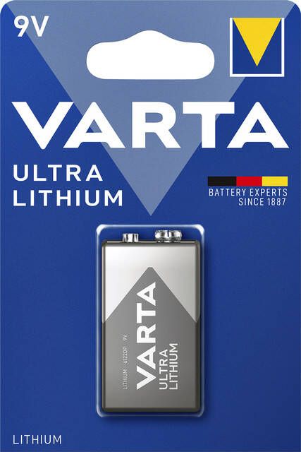 Varta Batterij Ultra lithium 9Volt