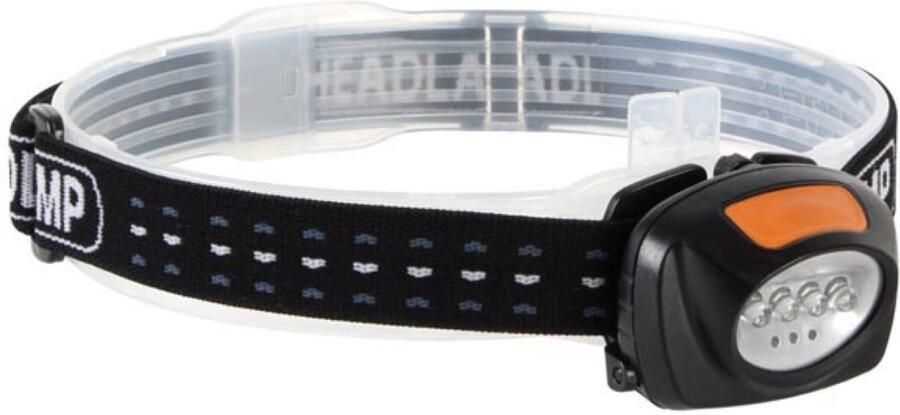 Velleman 2-in-1 HOOFDLAMP MET 4 WITTE EN 3 RODE LEDS