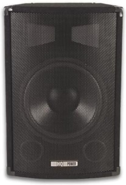 Velleman 2-WEG LUIDSPREKER 8"- VOLLEDIG BESCHERMINGSROOSTER 300 W ZWART