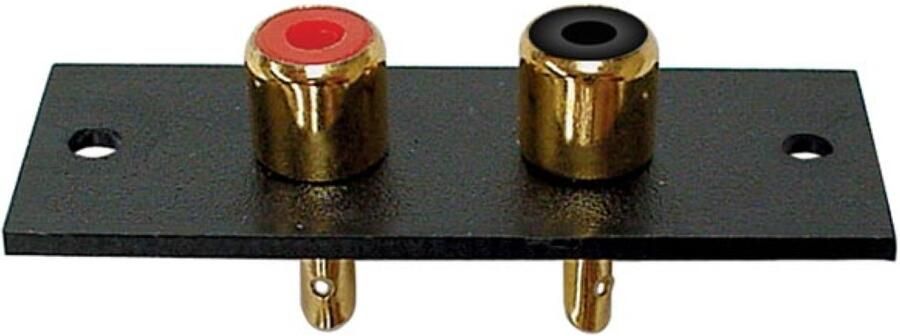 Velleman 2P AMP RCA PLUG VERGULD