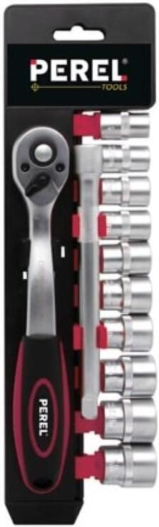 Velleman 3 8"RATELSCHROEVENDRAAIER MET 3 8"DOPPENSET 12 st.