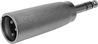 Velleman 3P XLR MANNELIJKE PLUG NAAR MANNELIJKE 6.35mm STEREO JACKPLUG - Foto 2