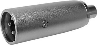 Velleman 3P XLR PLUG MANNELIJK NAAR VROUWELIJKE RCA PLUG - Foto 2