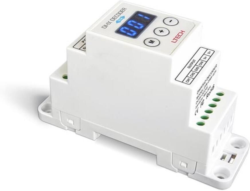 Velleman 4-KANAALS LED-DIMMER VOOR DIN-RAILMONTAGE DMX