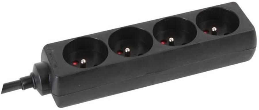 Velleman 4-VOUDIGE STEKKERDOOS MET KRIMPKOUS 3G2.5 m PENAARDE