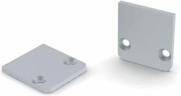 Velleman AFSLUITDOP VOOR LED-PROFIEL SL15 FL ZONDER KABELDOORVOER GEANODISEERD ALUMINIUM ZILVER