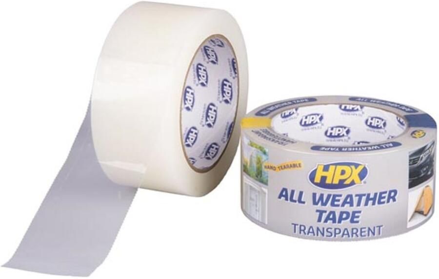 Velleman All Weather Tape transparant 48mm x 25m