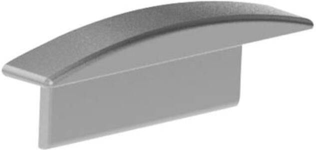 Velleman ALUMINIUM AFSLUITDOP VOOR ALUMINIUM-INBOUWPROFIEL VOOR LEDSTRIP SLIMLINE 7 mm ZONDER KABELOPENING ZILVER