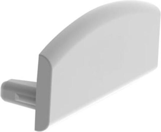 Velleman ALUMINIUM AFSLUITDOP VOOR ALUMINIUMPROFIEL VOOR LEDSTRIP SLIMLINE BREEDTE 8 mm ZONDER KABELOPENING ZILVER