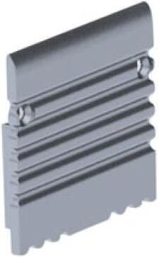 Velleman ALUMINIUM AFSLUITDOP VOOR LED-PROFIEL (PLA) ZONDER KABELDOORVOER ZILVER
