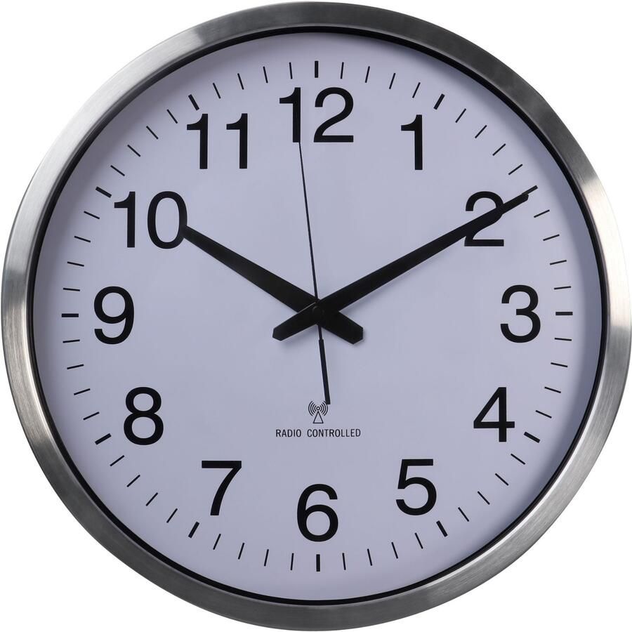 Velleman ALUMINIUM WANDKLOK -Ø 50 cm