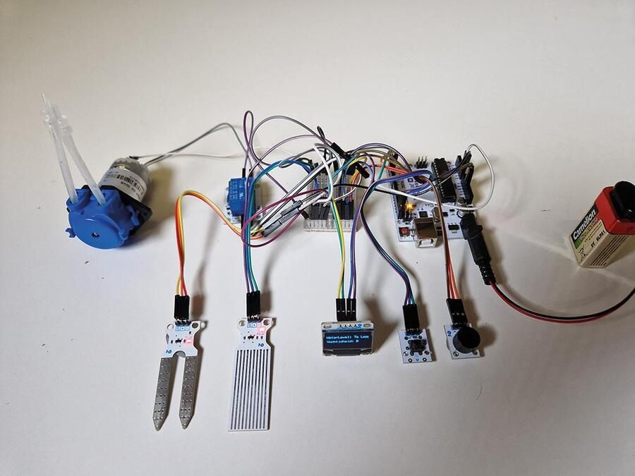 Velleman AUTOMATISCHE BEWATERING- EN VOCHTMETINGSSET