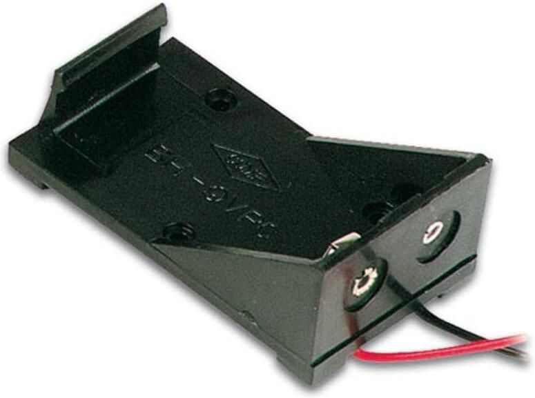 Velleman BATTERIJHOUDER VOOR 1 x 9V-CEL (MET DRADEN)