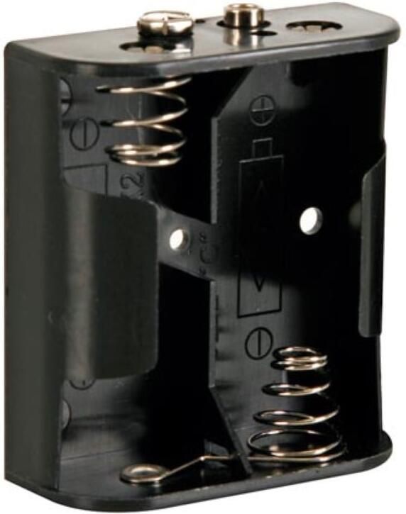 Velleman BATTERIJHOUDER VOOR 2 x C-CEL (VOOR BATTERIJCLIPS)