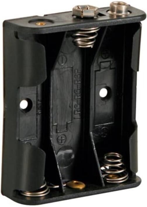 Velleman BATTERIJHOUDER VOOR 3 x AA-CEL (VOOR BATTERIJCLIPS)