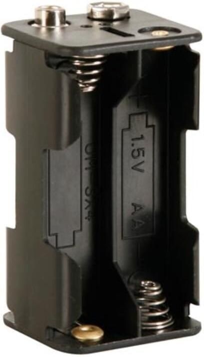 Velleman BATTERIJHOUDER VOOR 4 x AA-CEL (VOOR BATTERIJCLIPS)
