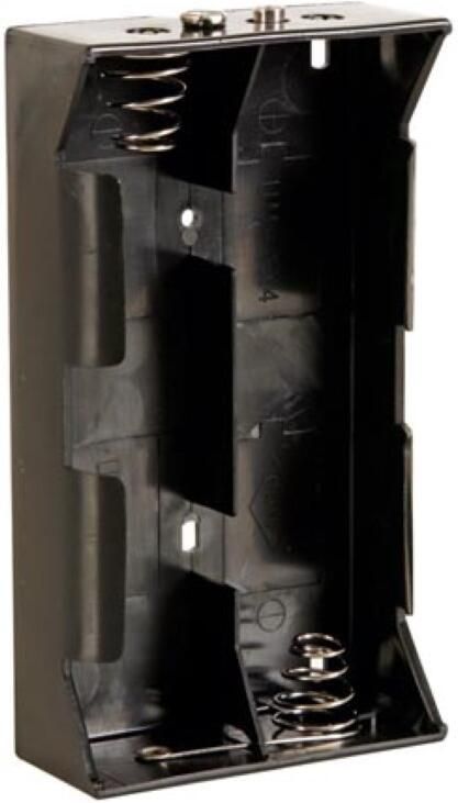 Velleman BATTERIJHOUDER VOOR 4 x D-BATTERIJEN (MET BATTERIJCLIPS)