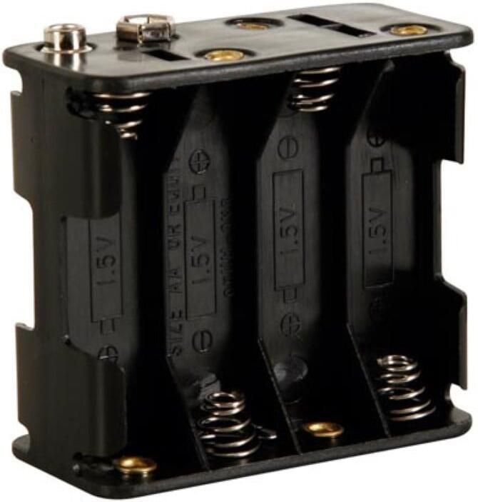 Velleman BATTERIJHOUDER VOOR 8 X AA-CEL (VOOR BATTERIJCLIPS)